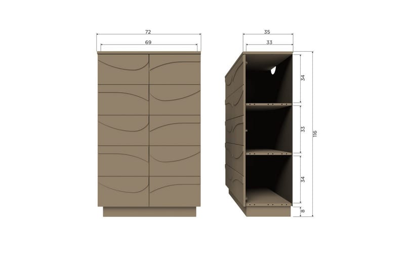 Skåp Teo - Förvaring - Förvaringsmöbler - Byrå