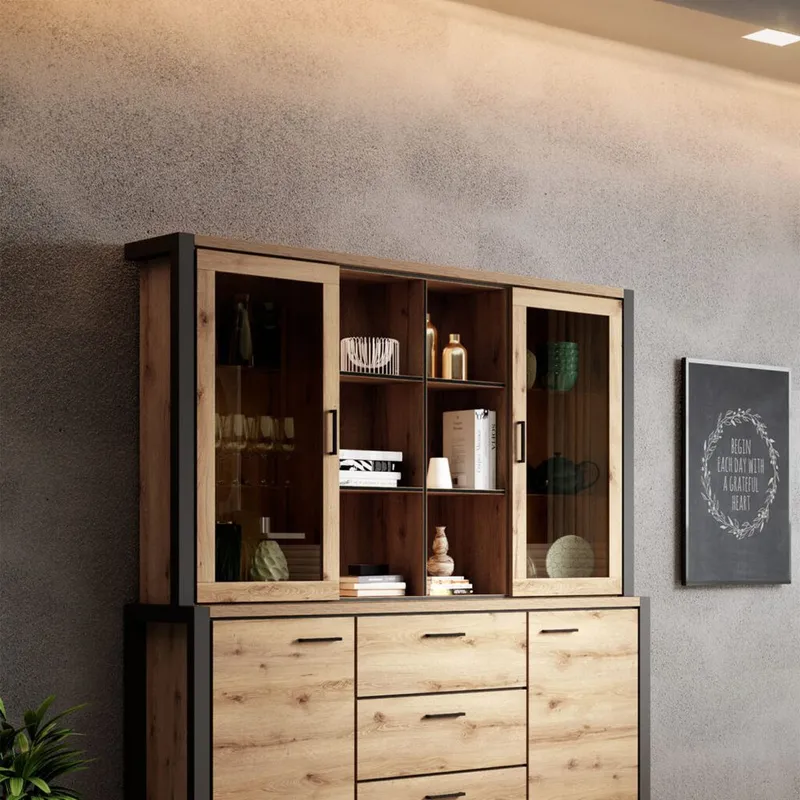 Skåp Tillägg Aktiv - Förvaring - Skåp - Vitrinskåp