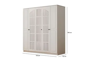Sorrel Garderobsskåp 175x184 cm - Förvaring - Skåp - Garderobsskåp