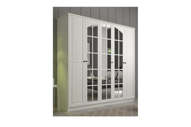 Sorrel Garderobsskåp 175x210 cm - Matt Vit - Förvaring - Skåp - Garderobsskåp