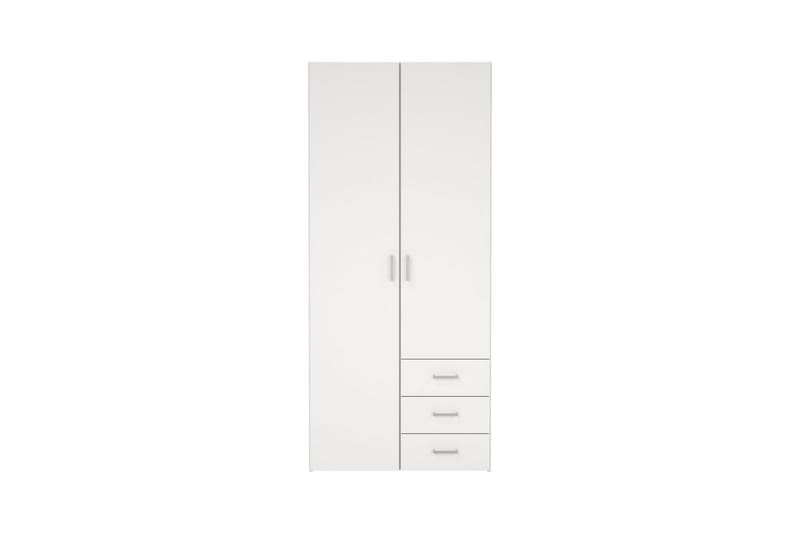 Space Garderobdsskåp 78x175 cm - Vit - Förvaring - Skåp - Garderobsskåp