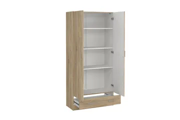 Space Garderobdsskåp 79x170 cm - Natur - Förvaring - Skåp - Garderobsskåp