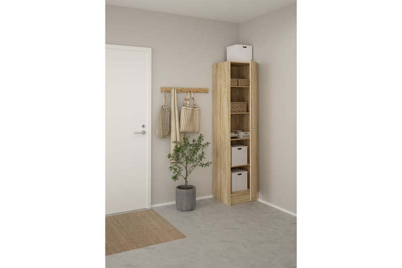 Talim Garderobdsskåp 49x200 cm - Natur - Förvaring - Skåp - Garderobsskåp