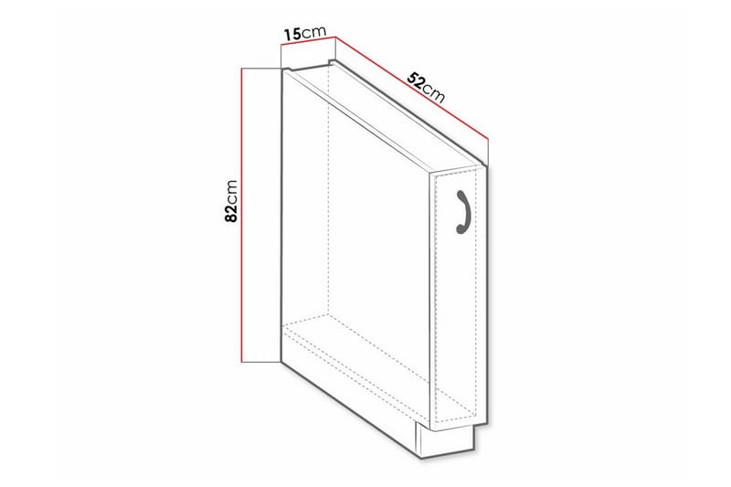 Templemore Köksskåp 15 cm - Förvaring - Skåp - Köksskåp