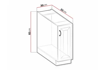 Templemore Köksskåp 30 cm - Förvaring - Skåp - Köksskåp