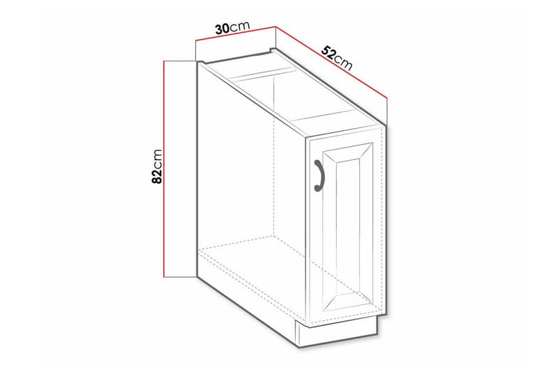 Templemore Köksskåp 30 cm - Förvaring - Skåp - Köksskåp