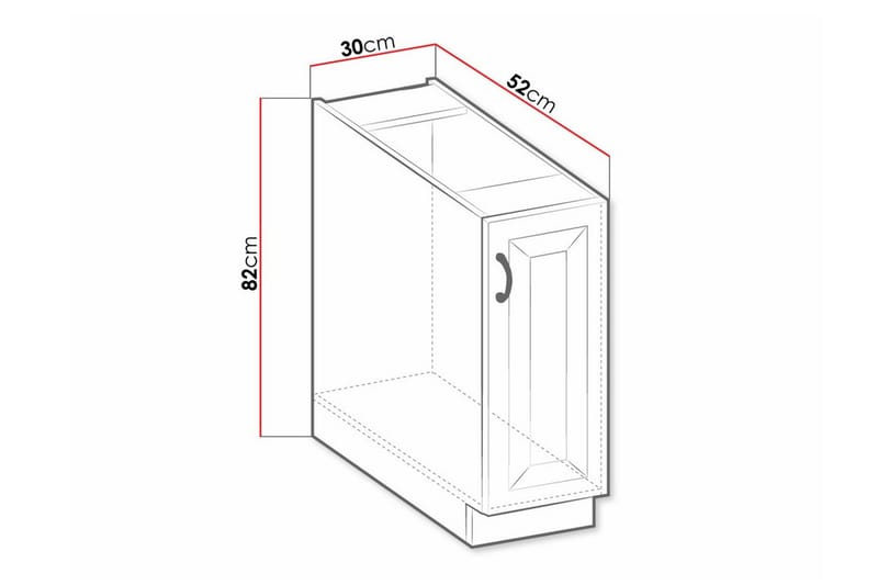 Templemore Köksskåp 30 cm - Förvaring - Skåp - Köksskåp