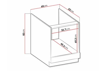 Templemore Köksskåp 60 cm - Förvaring - Skåp - Köksskåp