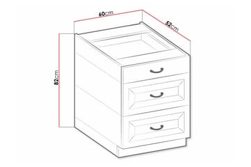 Templemore Köksskåp 60 cm - Förvaring - Skåp - Köksskåp