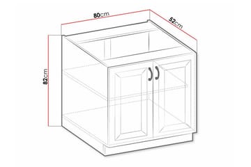 Templemore Köksskåp 80 cm - Förvaring - Skåp - Köksskåp