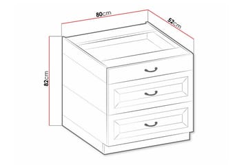 Templemore Köksskåp 80 cm - Förvaring - Skåp - Köksskåp