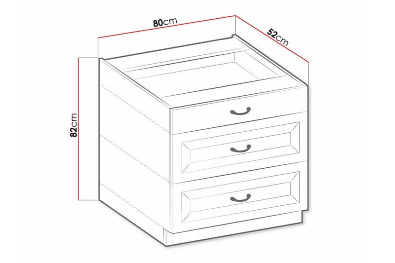 Templemore Köksskåp 80 cm - Förvaring - Skåp - Köksskåp