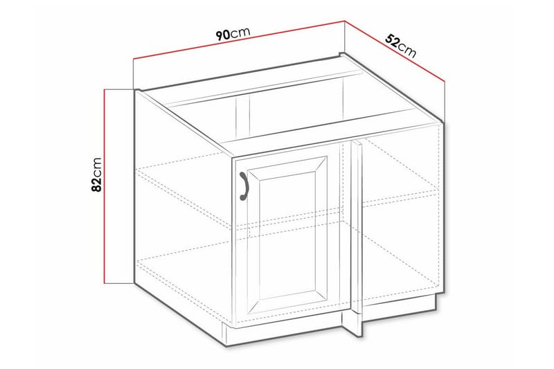 Templemore Köksskåp 90 cm - Förvaring - Skåp - Köksskåp