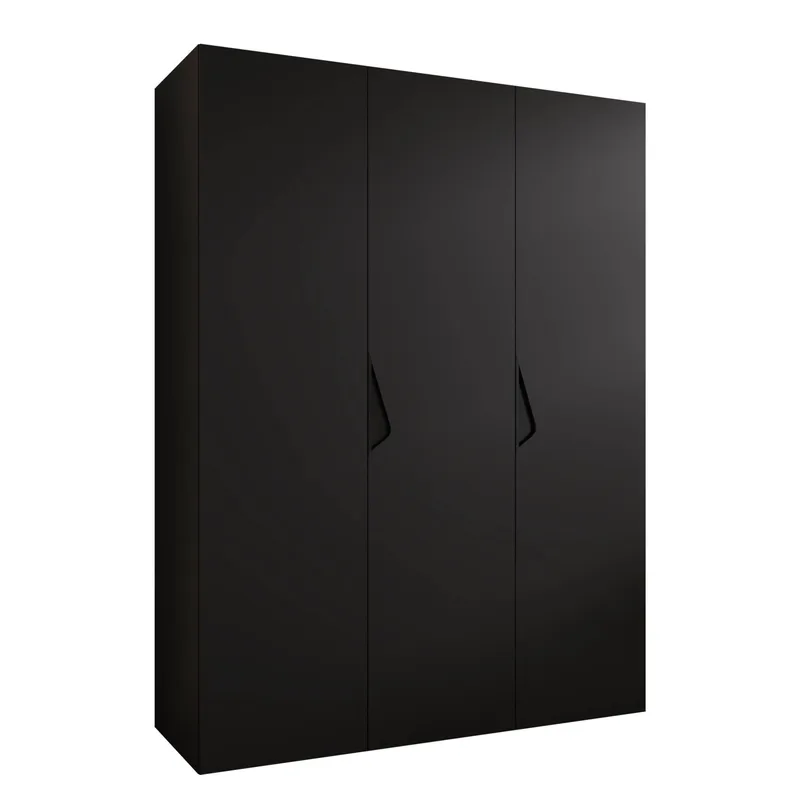 Tensa Garderob 150 cm, svart
