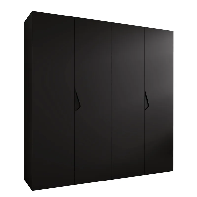 Tensa Garderob 200 cm, Svart