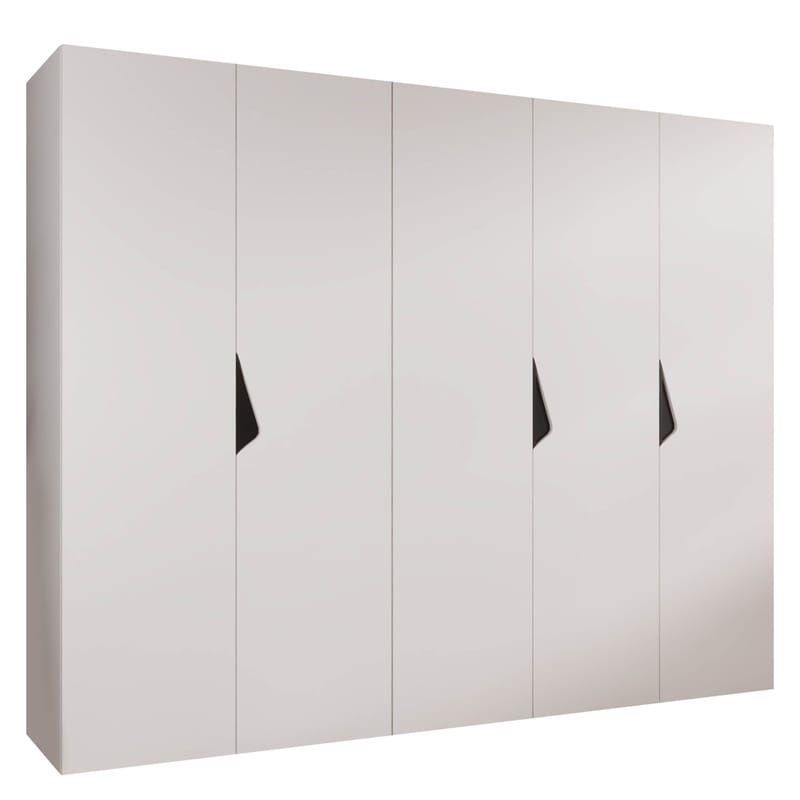 Tensa Garderob 250 cm, Vit / svart