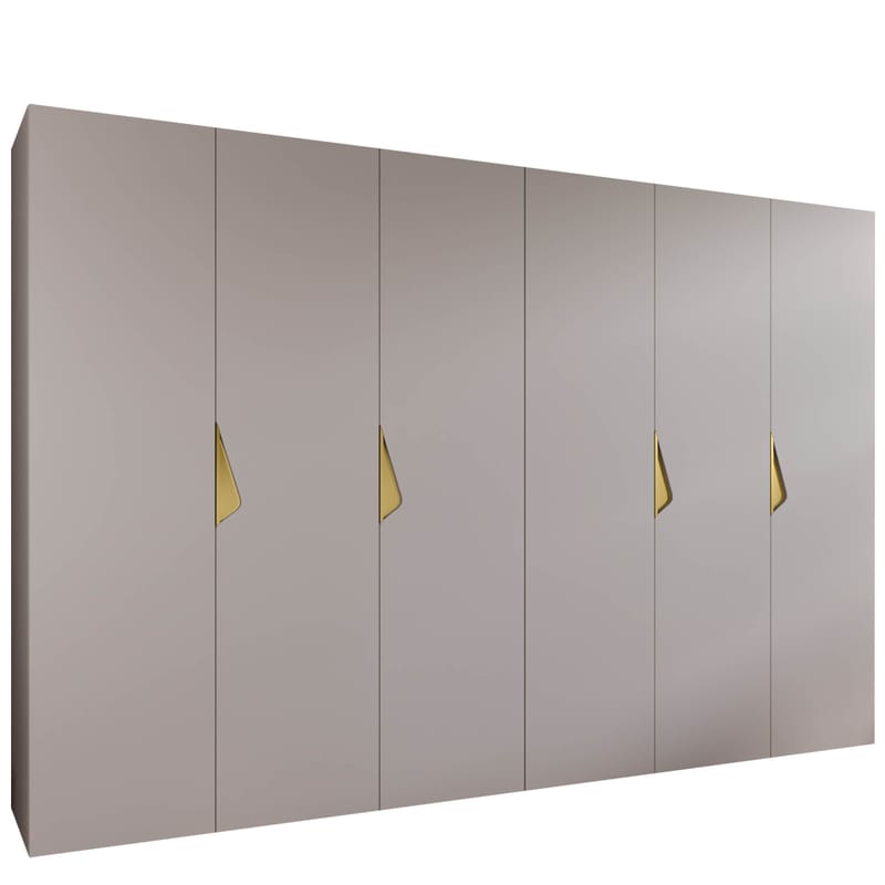 Tensa Garderob 300 cm, Cashmere, guld