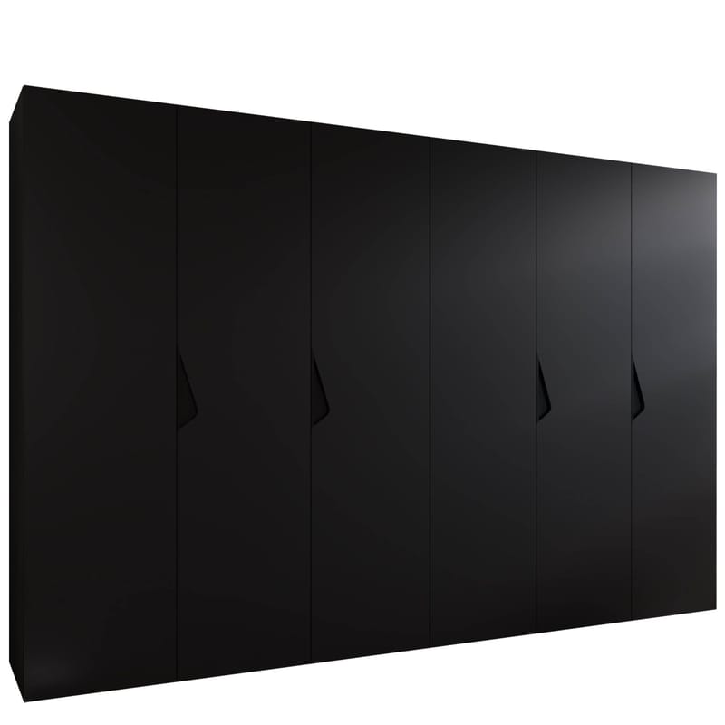 Tensa Garderob 300 cm, Svart