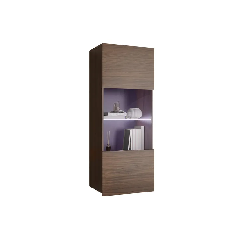 Tessan Vitrinskåp 45x117 cm, brun