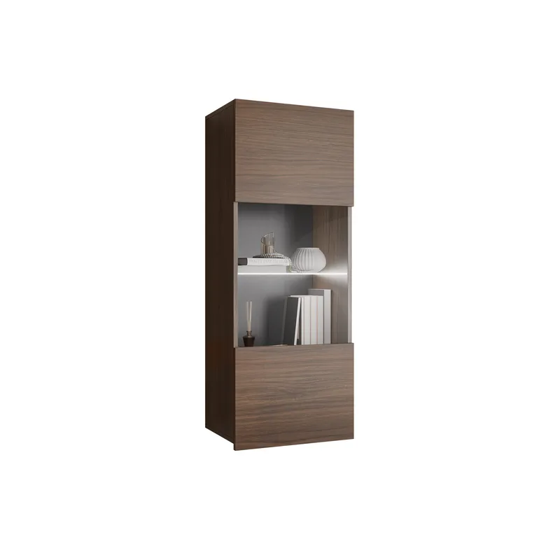 Tessan Vitrinskåp 45x117 cm - brun - Förvaring - Skåp - Vitrinskåp