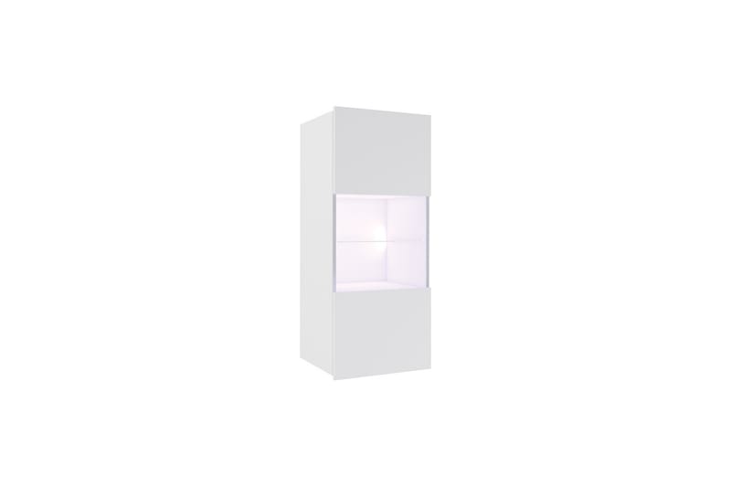 Tessan Vitrinskåp 45x117 cm - Vit - Förvaring - Skåp - Vitrinskåp