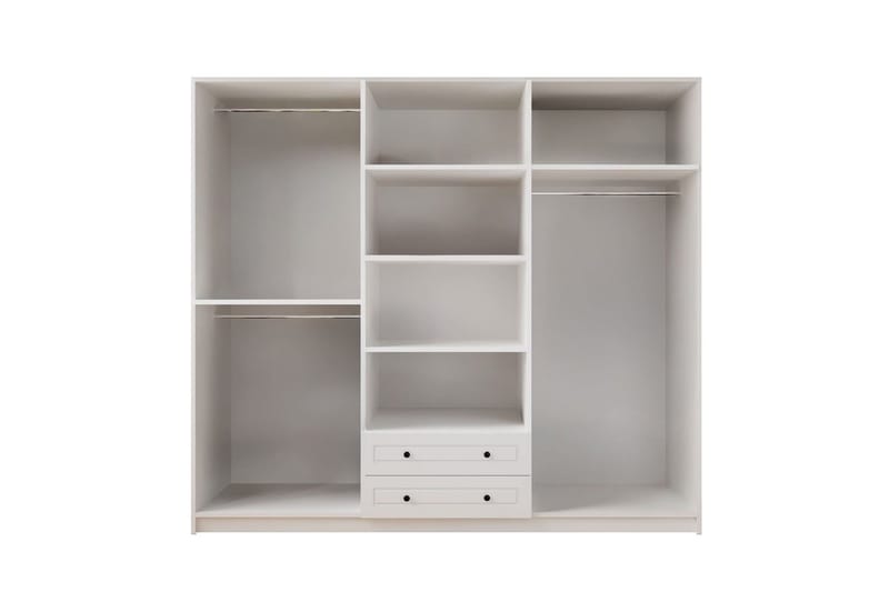 Teynor Garderobsskåp 210x210 cm - Matt Vit - Förvaring - Skåp - Garderobsskåp