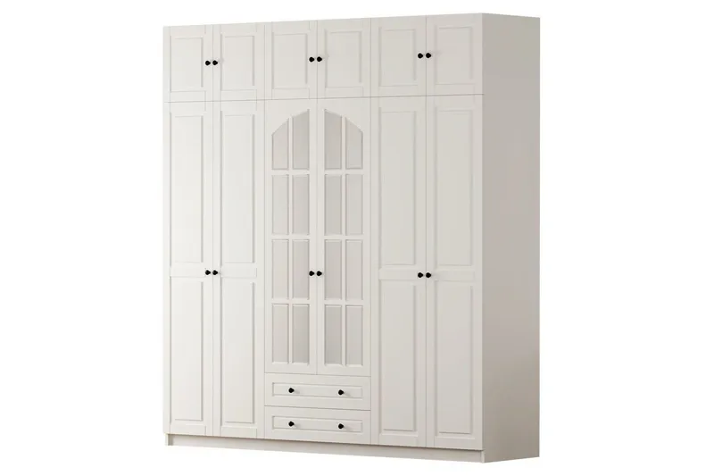 Teynor Garderobsskåp 210x240 cm - Matt Vit - Förvaring - Skåp - Garderobsskåp