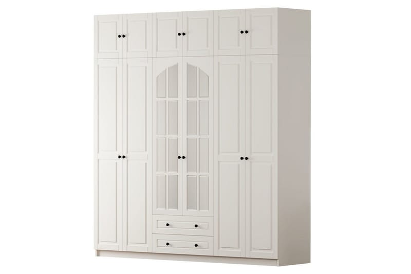 Teynor Garderobsskåp 210x240 cm, Matt Vit