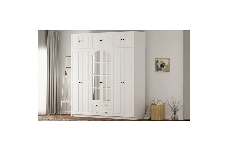 Teynor Garderobsskåp 210x240 cm - Matt Vit - Förvaring - Skåp - Garderobsskåp