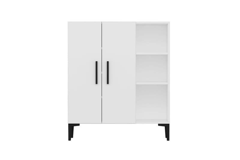 UKHAND Förvaringsskåp 90x105 cm Vit - Förvaring - Skåp