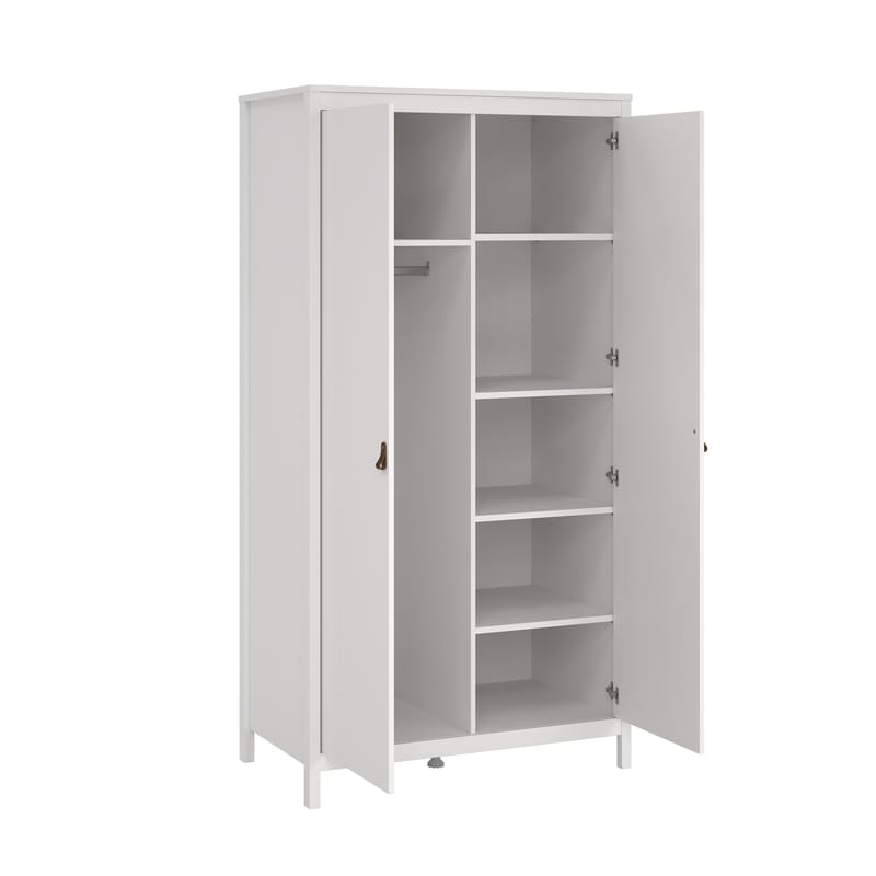 Vallvidera Garderob med 2 dörrar 102x199 cm - Förvaring - Skåp - Garderobsskåp