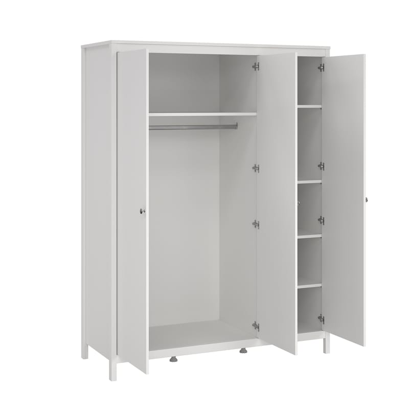 Vallvidera Garderob med 3 dörrar 150x199 cm - Förvaring - Skåp - Garderobsskåp
