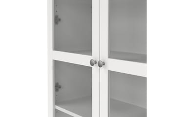 Valnorin Vitrinskåp 89x203 cm - Vit - Förvaring - Skåp - Vitrinskåp