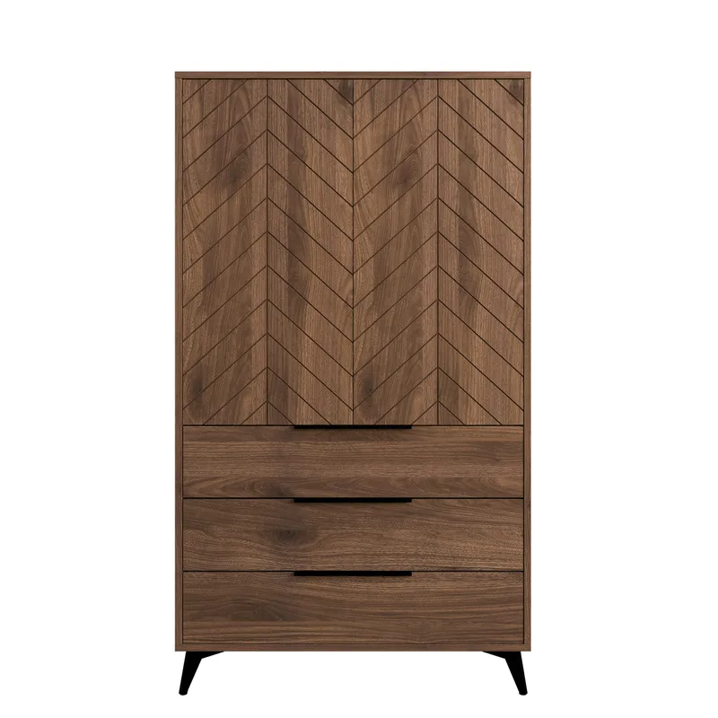 Vemdalen Garderob 104x180 cm, brun