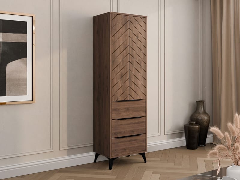 Vemdalen Garderob 54x180 cm - brun - Förvaring - Skåp - Garderobsskåp