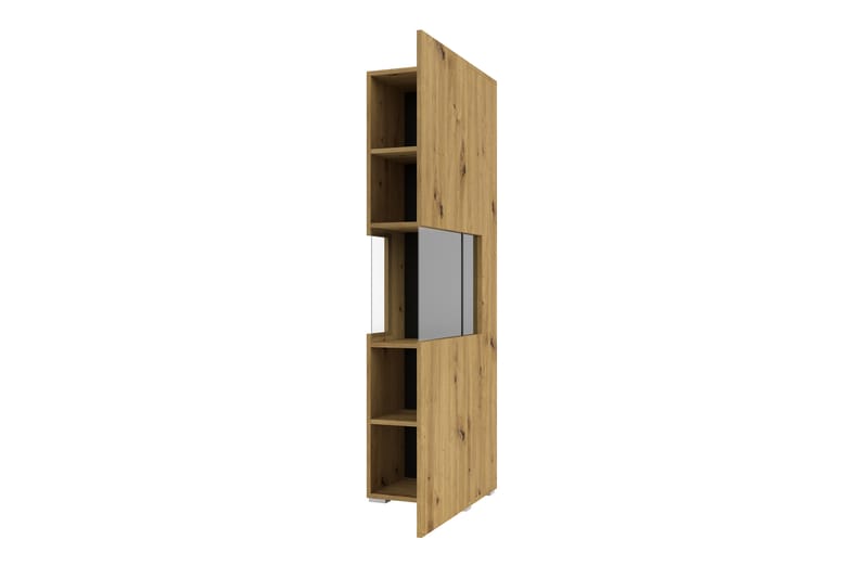 ARMADE Vitrinskåp 140 cm Brun - Förvaring - Skåp - Vitrinskåp