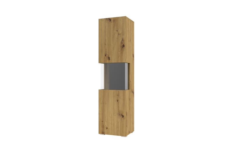 ARMADE Vitrinskåp 140 cm Brun - Förvaring - Skåp - Vitrinskåp