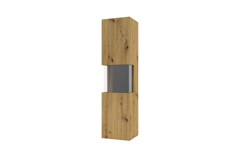 ARMADE Vitrinskåp 140 cm Brun - Förvaring - Skåp - Vitrinskåp