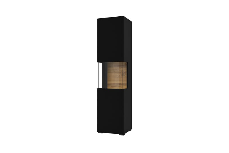 ARMADE Vitrinskåp 140 cm Svart - Förvaring - Skåp - Vitrinskåp