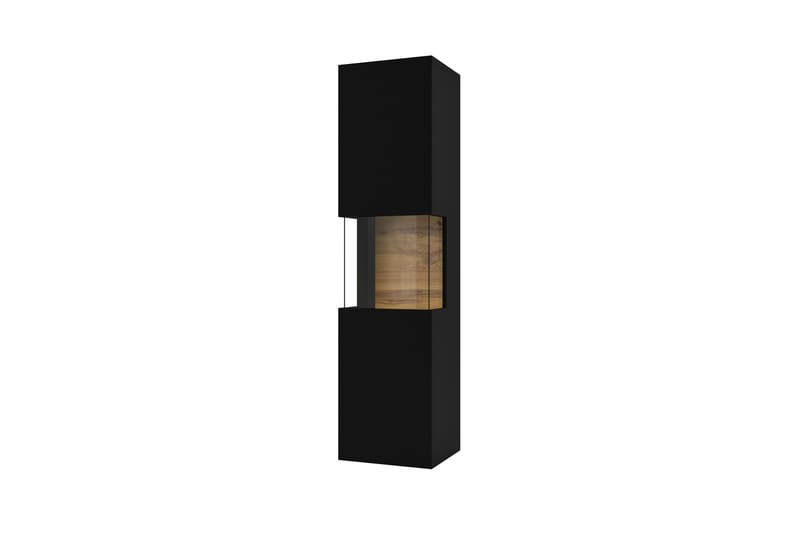 ARMADE Vitrinskåp 140 cm Svart - Förvaring - Skåp - Vitrinskåp