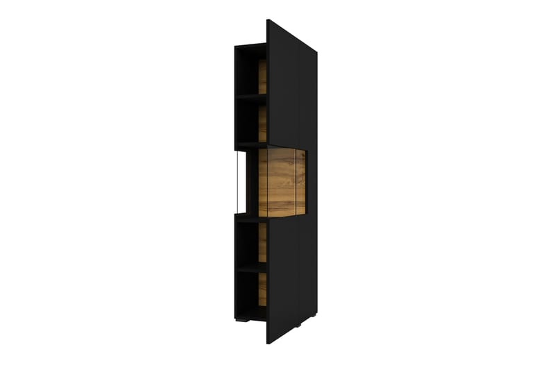 ARMADE Vitrinskåp 140 cm Svart - Förvaring - Skåp - Vitrinskåp