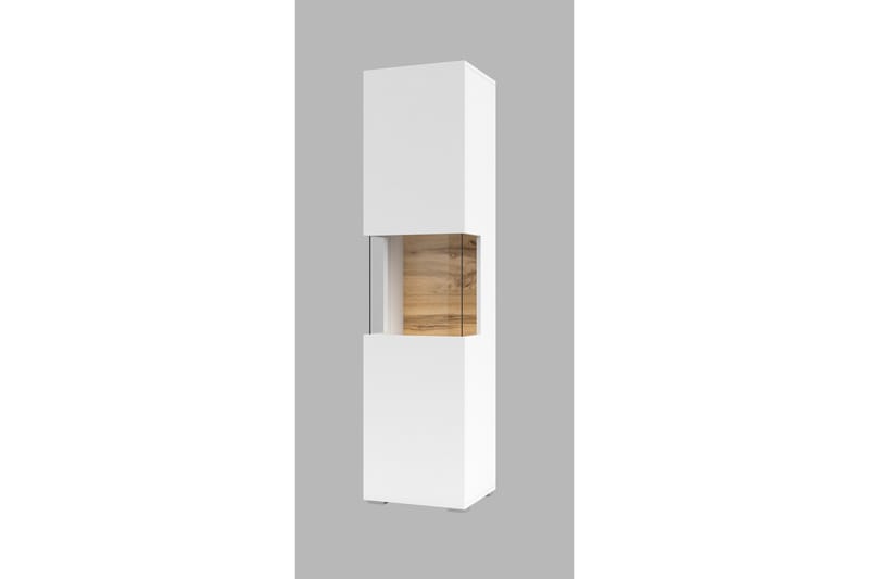 ARMADE Vitrinskåp 140 cm Vit - Förvaring - Skåp - Vitrinskåp