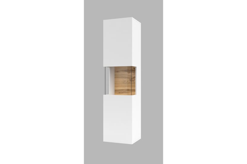 ARMADE Vitrinskåp 140 cm Vit - Förvaring - Skåp - Vitrinskåp