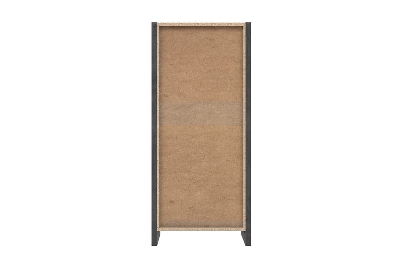 BALESTI Garderob 62x120 cm Brun/Grå - Förvaring - Skåp - Vitrinskåp