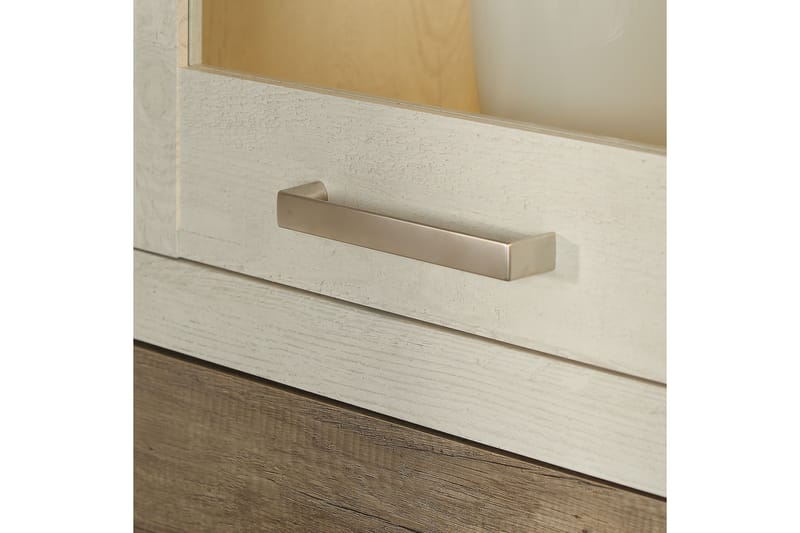 BESCH Vitrinskåp 41x71 cm Brun/Vit - Förvaring - Skåp - Vitrinskåp