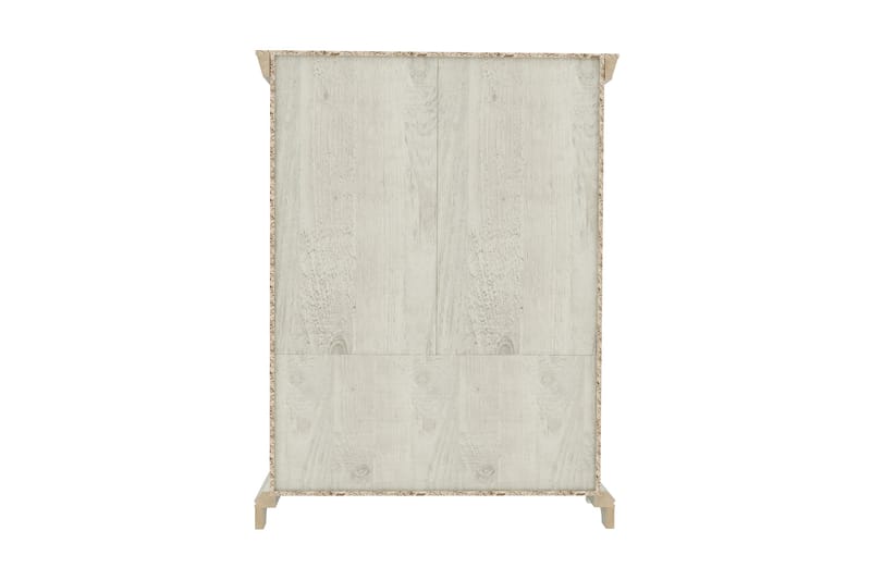 DURDHAM Vitrinskåp 123 cm Vit - Förvaring - Skåp - Vitrinskåp