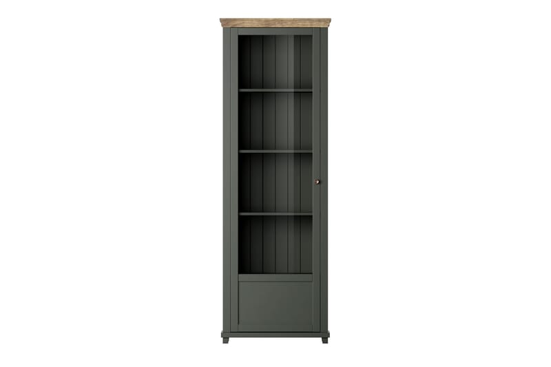 KENSTONE Vitrinskåp 42x71 cm  Khaki/Natur - Förvaring - Skåp - Vitrinskåp