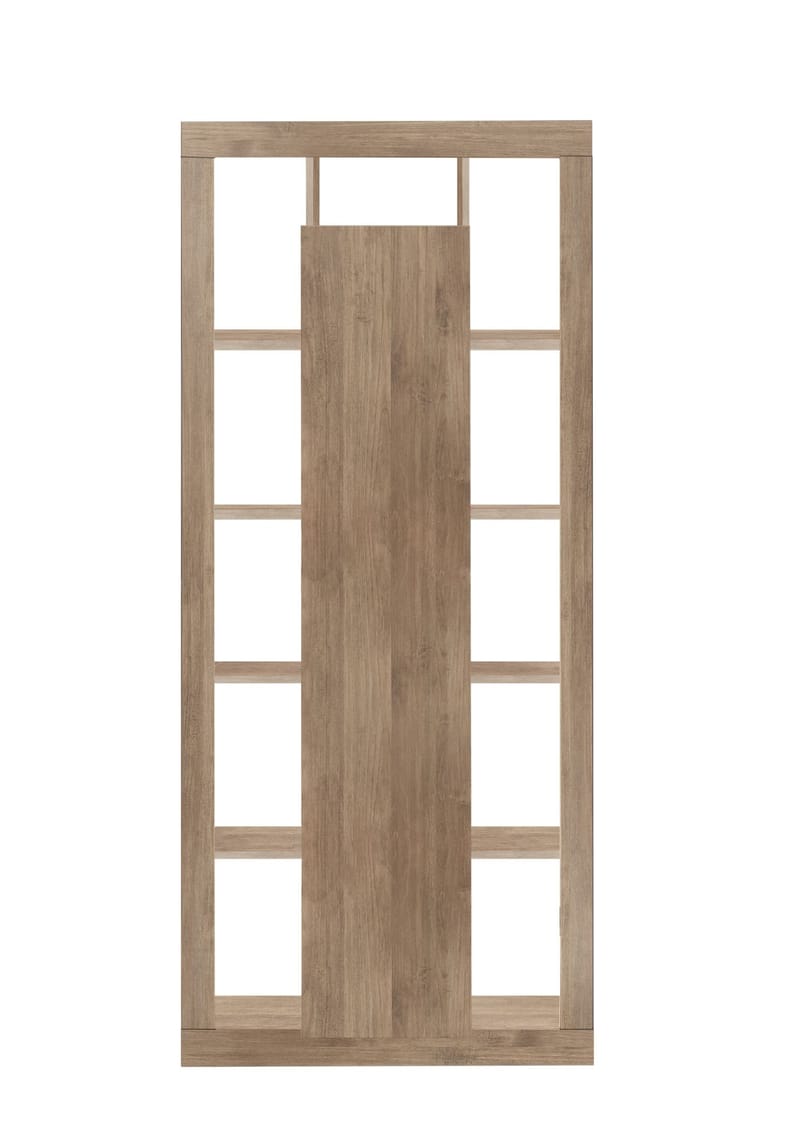 KNIPTON Vitrinskåp 42x95x217 cm Brun - Förvaring - Skåp - Vitrinskåp
