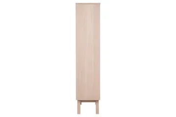 Kolinis Vitrinskåp 42 cm djup 72 cm bred 190 cm hög Trä - Vit - Förvaring - Skåp - Vitrinskåp