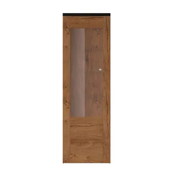 Vitrinskåp Larona 1 dörr - Lefkas ek, 206 cm - Förvaring - Skåp - Vitrinskåp